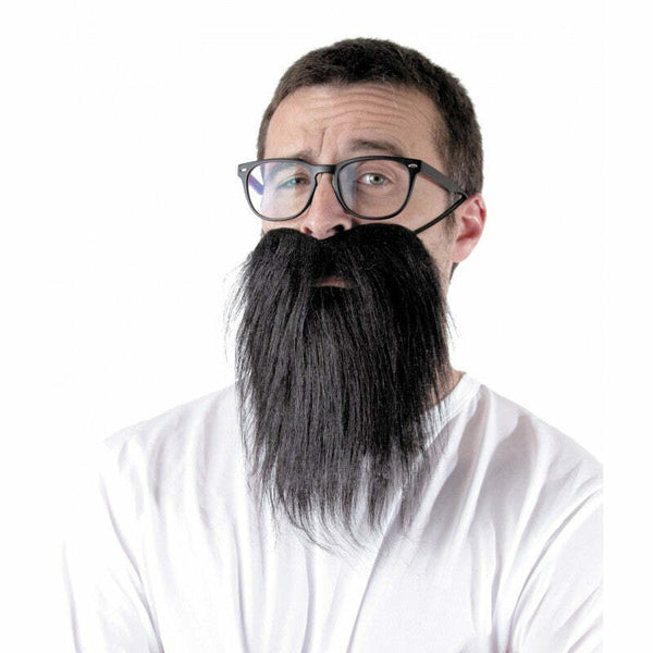 Barbe hipster noire,Farfouil en fÃªte,Moustaches, barbes