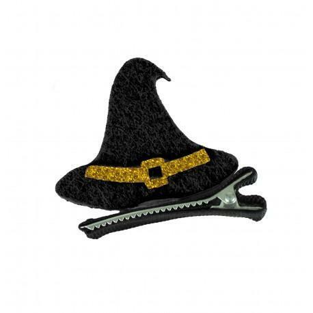 Barrette d'Halloween chapeau de sorcière en feutrine,Farfouil en fÃªte,Chapeaux