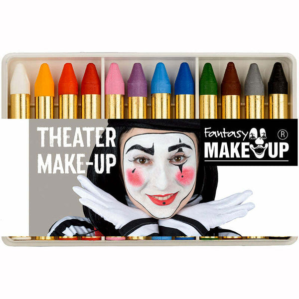 Boite de 12 crayons gras Fantasy Make Up,Farfouil en fÃªte,Maquillage de scène