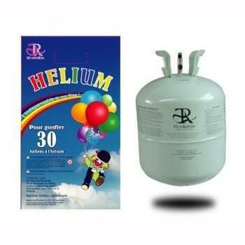 Bonbonne hélium 30 ballons 0,25 m3,Farfouil en fÃªte,Ballons