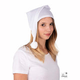 Adult's White Cloth Nightcap