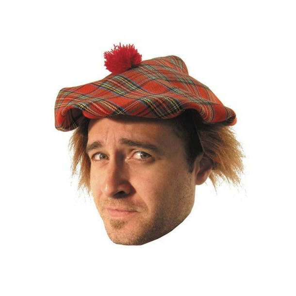 Bonnet écossais avec cheveux roux,Farfouil en fÃªte,Chapeaux