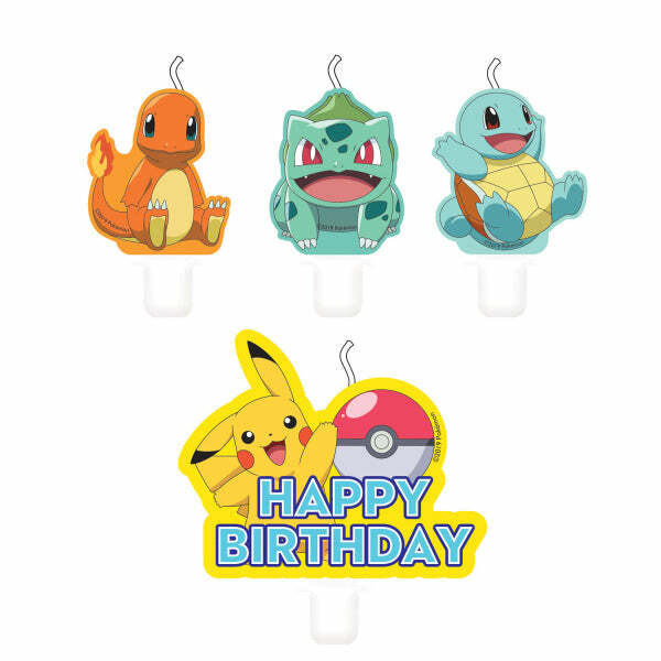 Bougies d'anniversaire Pokémon™,Farfouil en fÃªte,Bougies, bougeoirs, photophores