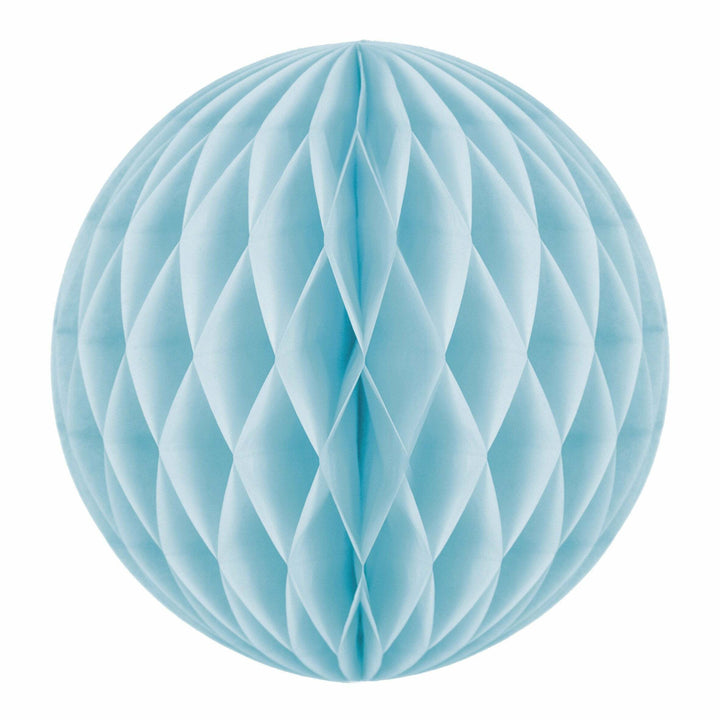 Boule alvéolée bleu dragée 12 cm,Farfouil en fÃªte,Lampions, lanternes, boules alvéolés