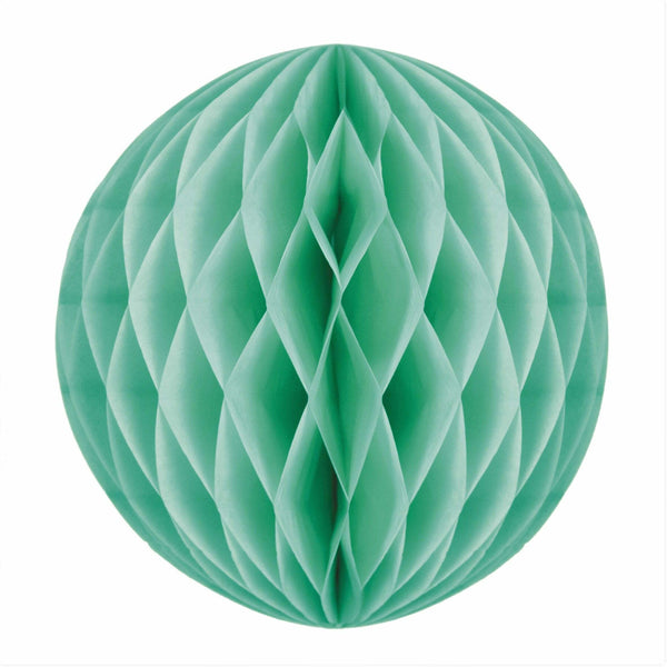 Boule alvéolée vert céladon 12 cm,Farfouil en fÃªte,Lampions, lanternes, boules alvéolés