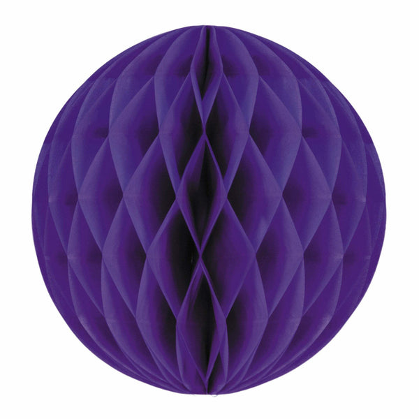 Boule alvéolée violette 12 cm,Farfouil en fÃªte,Lampions, lanternes, boules alvéolés