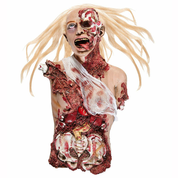 Buste de femme zombie 77 cm,Farfouil en fÃªte,Décorations