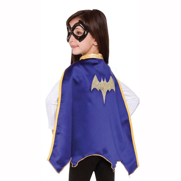 Cape enfant + loup Batgirl™ DC Super Hero Girls™,Farfouil en fÃªte,Déguisements