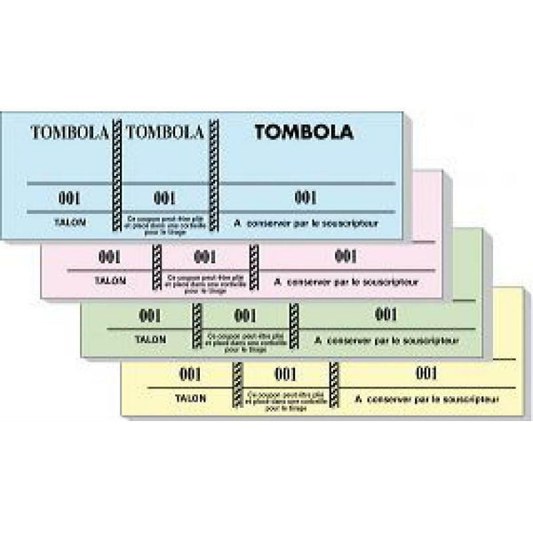 CARNET DE 100 TICKETS 3 SOUCHES NUMEROTEES,Farfouil en fÃªte,A definir