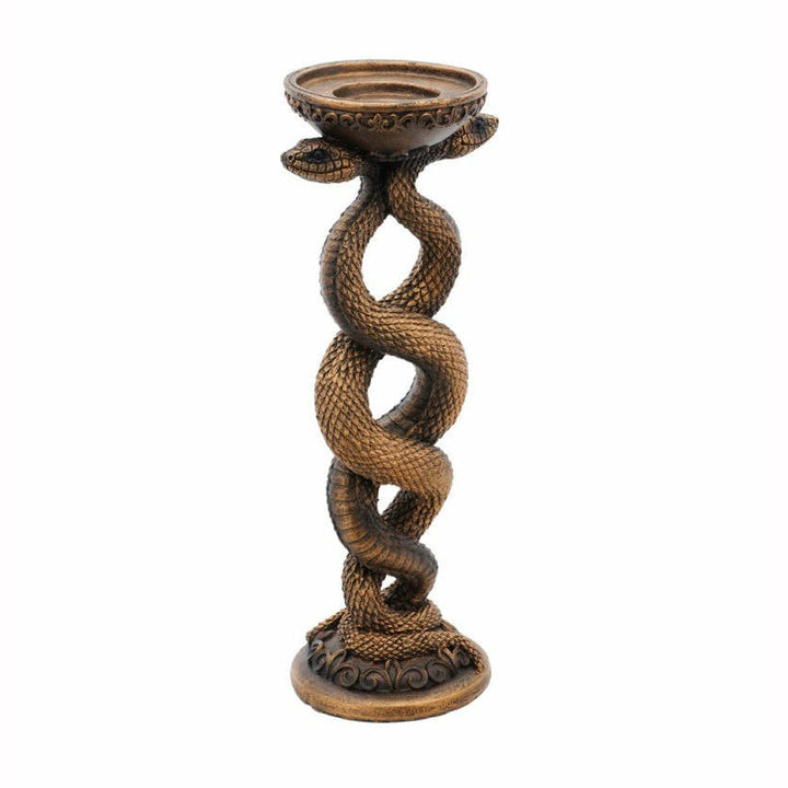 Chandelier en polyrésine serpents bronze 31 cm,Farfouil en fÃªte,Bougies, bougeoirs, photophores