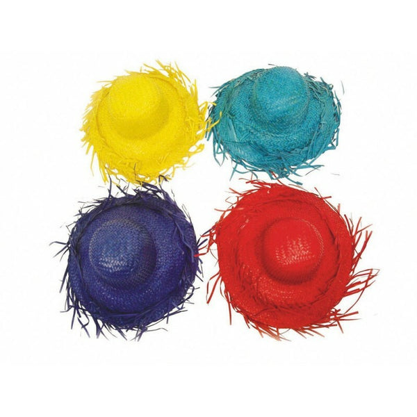 Chapeau Caraïbes en paille - 4 coloris aléatoires,Farfouil en fÃªte,Chapeaux