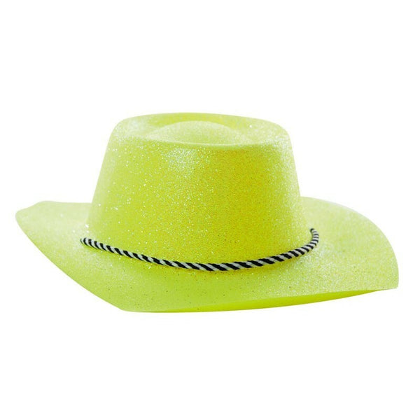 Chapeau Cowboy à paillettes 1er prix - Jaune,Farfouil en fÃªte,Chapeaux