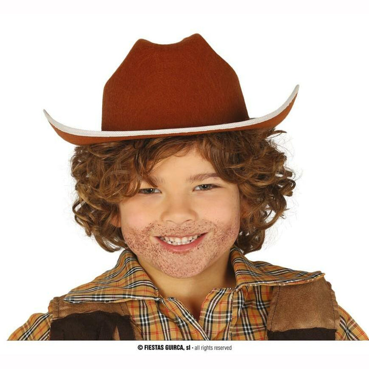 Chapeau de cow-boy marron enfant,Farfouil en fÃªte,Chapeaux