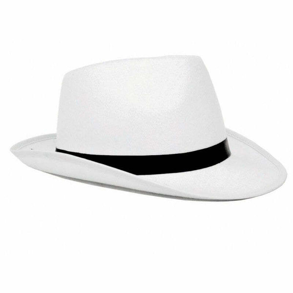 Chapeau de gangster blanc 1er prix,Farfouil en fÃªte,Chapeaux