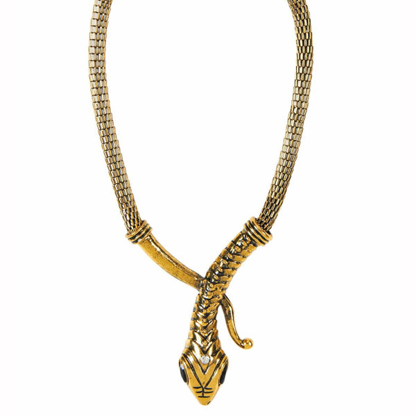 Collier en métal serpent égyptienne,Farfouil en fÃªte,Bijoux