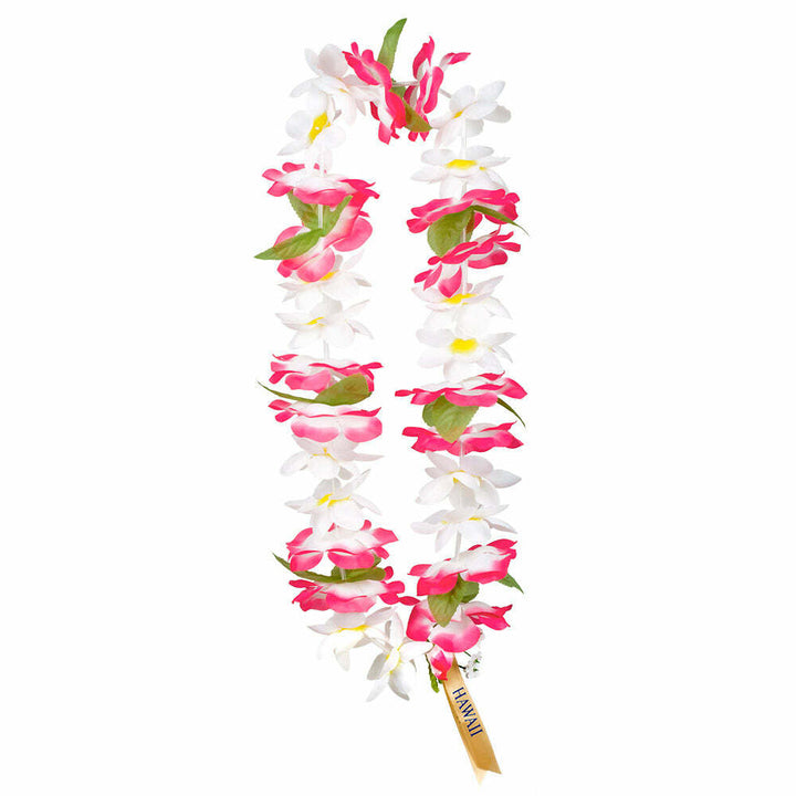 Collier hawaï fleur avec hibiscus assortis,Farfouil en fÃªte,Bijoux
