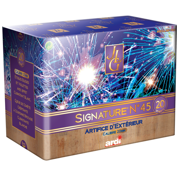 Compact signature® JLG - LE 45 - 20 départs Ardi,Farfouil en fÃªte,Feux d'artifice et pétards