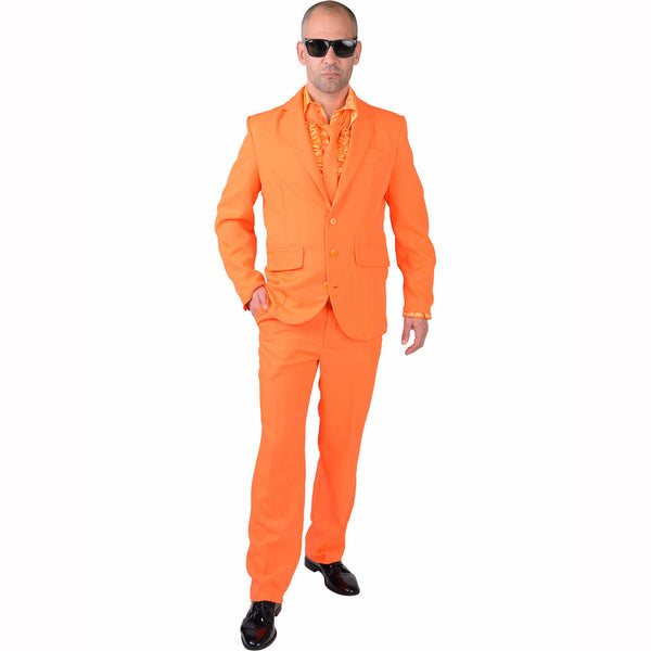 Costume 3 pièces luxe adulte - Orange,Farfouil en fÃªte,Déguisements