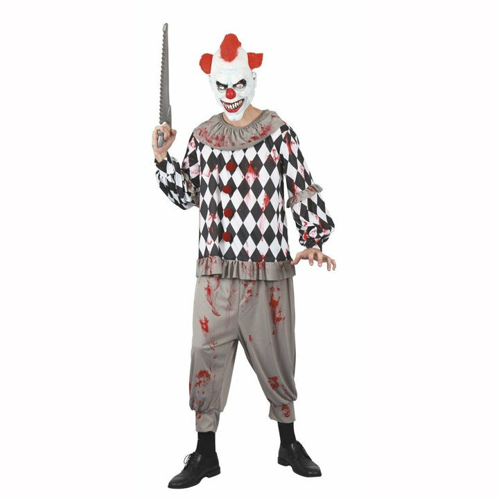 Costume Ado clown terrifiant sanglant 140 / 160 cm,Farfouil en fÃªte,Déguisements