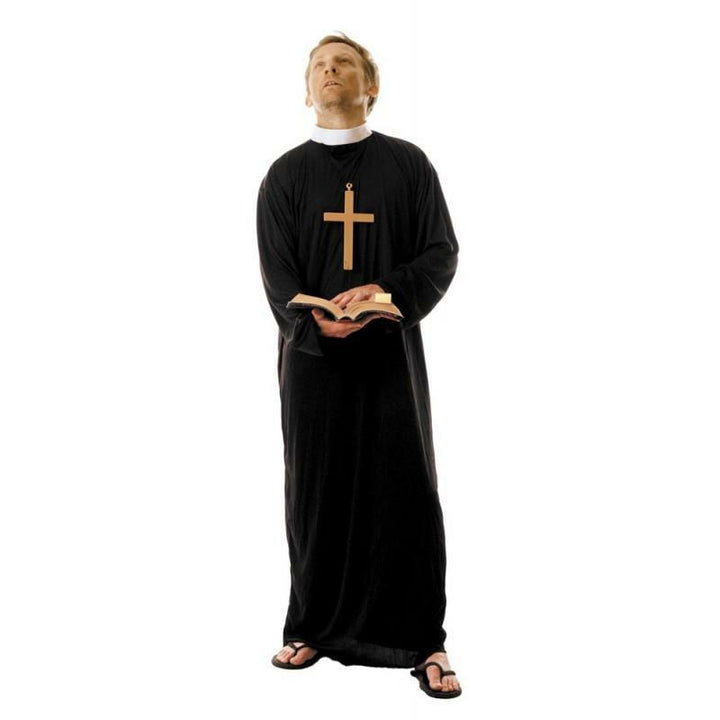 Costume adulte de prêtre,Farfouil en fÃªte,Déguisements