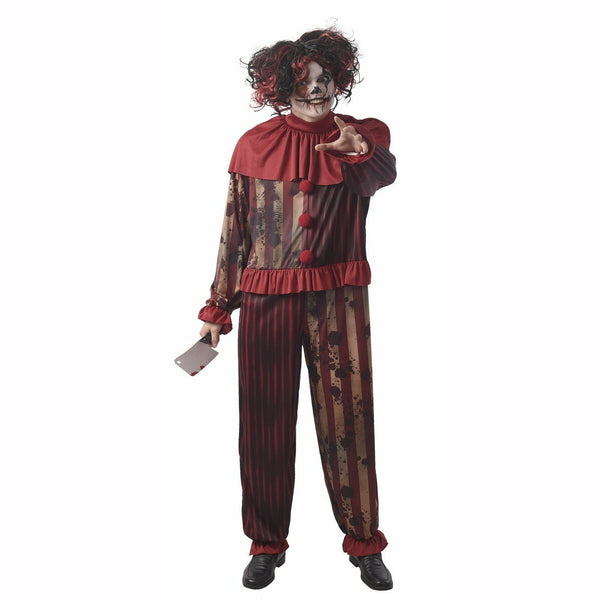 Costume clown diabolique rouge ado 140 / 160 cm,Farfouil en fÃªte,Déguisements