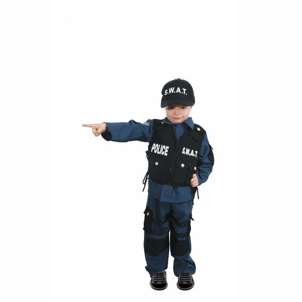 Costume enfant Agent du SWAT,Farfouil en fÃªte,Déguisements