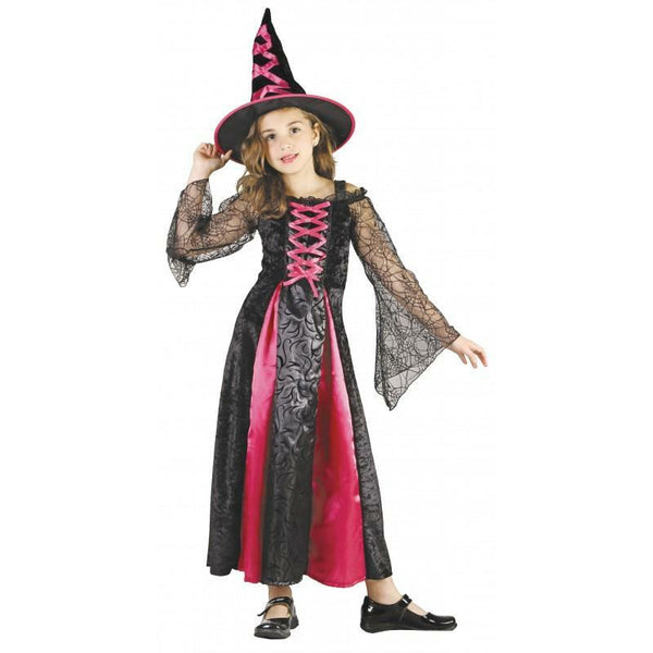 Costume enfant sorcière chic rose et noire,4/6 ans,Farfouil en fÃªte,Déguisements