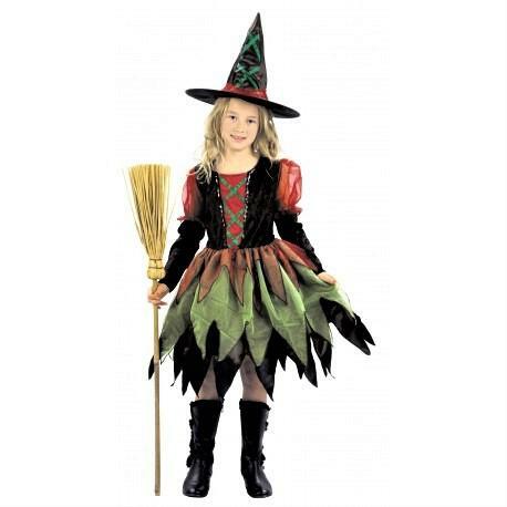 Costume enfant sorcière des bois,4/6 ans,Farfouil en fÃªte,Déguisements