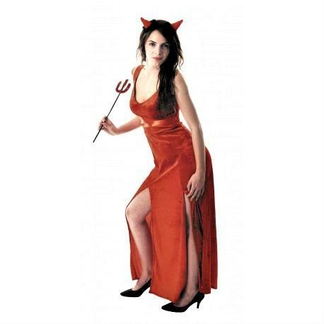 Costume femme diablesse velours rouge,Farfouil en fÃªte,Déguisements