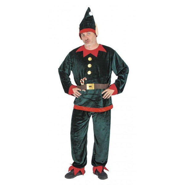 Costume luxe d'elfe de Noël homme,Farfouil en fÃªte,Déguisements
