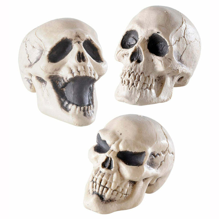Crâne en plastique 12 cm - modèle aléatoire,Farfouil en fÃªte,A definir