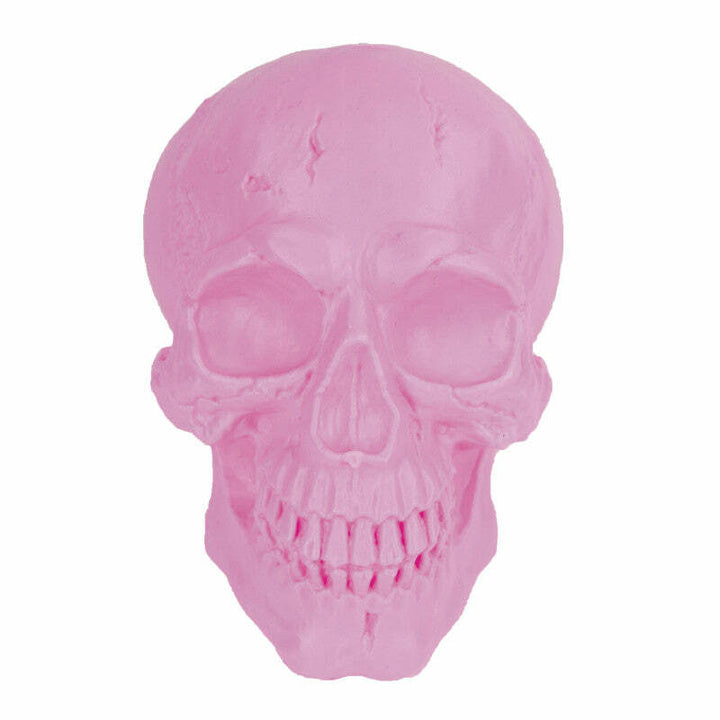 Crâne squelette rose 18 cm,Farfouil en fÃªte,Décorations
