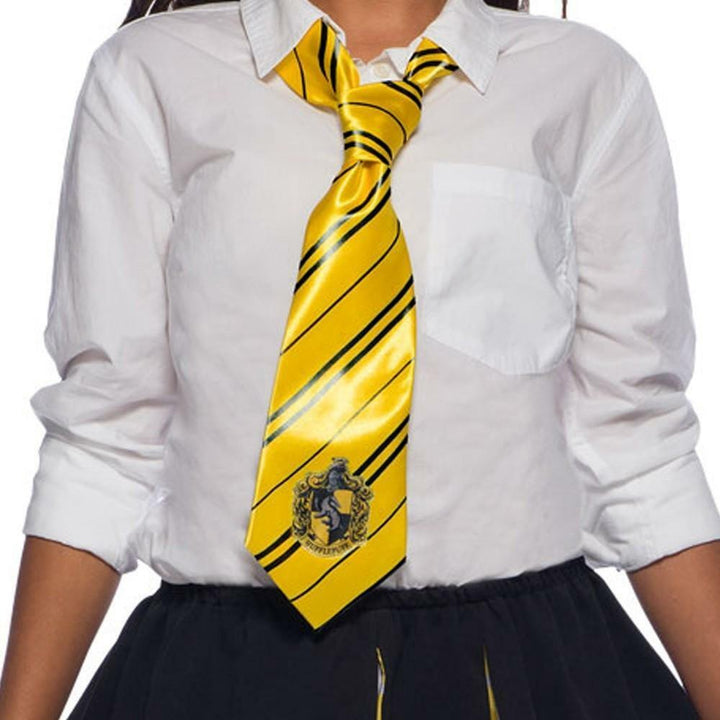 Cravate Harry Potter Poufsouffle™ avec écusson,Farfouil en fÃªte,Cravates, Noeuds papillons