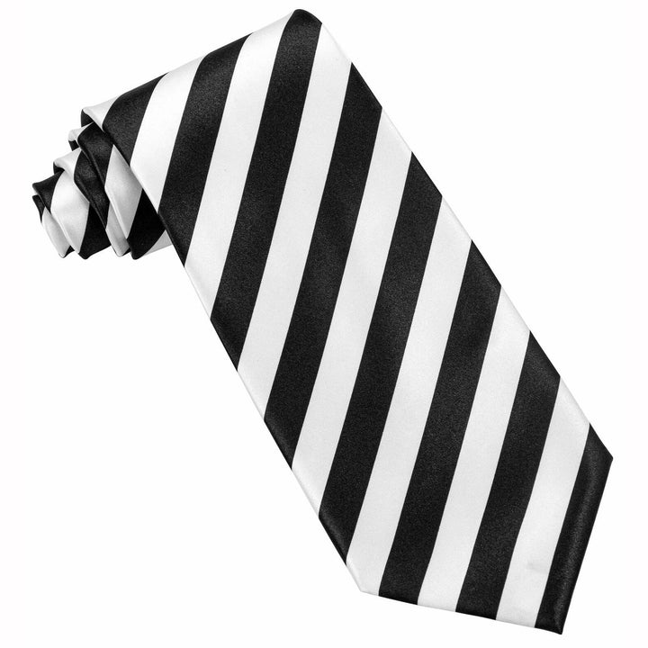 Cravate rayée noir et blanc,Farfouil en fÃªte,Cravates, Noeuds papillons