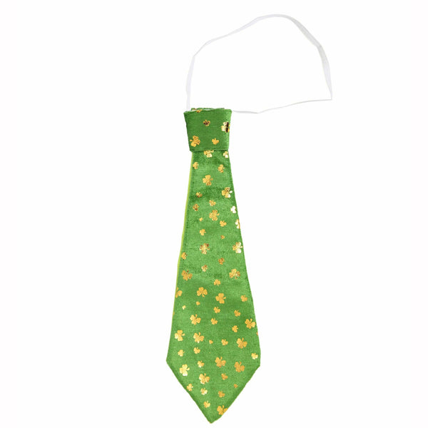 Cravate verte avec trèfles doré Saint-Patrick adulte,Farfouil en fÃªte,Cravates, Noeuds papillons