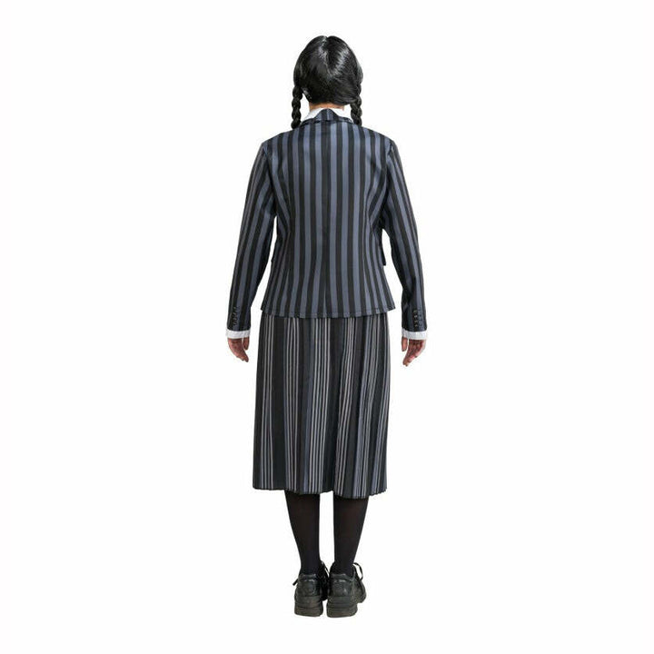 Déguisement adulte uniforme de Nevermore noir et gris femme licence officielle Mercredi™,Farfouil en fÃªte,Déguisements