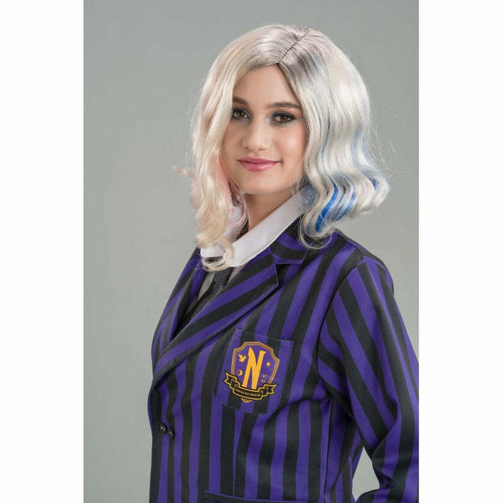 Déguisement adulte uniforme de Nevermore noir et violet femme licence officielle Mercredi™,Farfouil en fÃªte,Déguisements