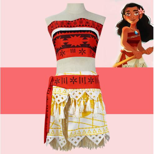 Deguisement sales vaiana enfant