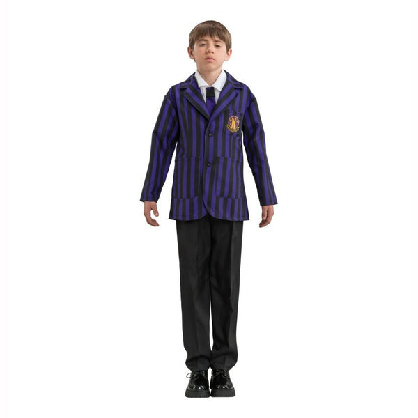 Déguisement enfant / adolescent uniforme de Nevermore noir et violet licence officielle Mercredi™,Farfouil en fÃªte,Déguisements