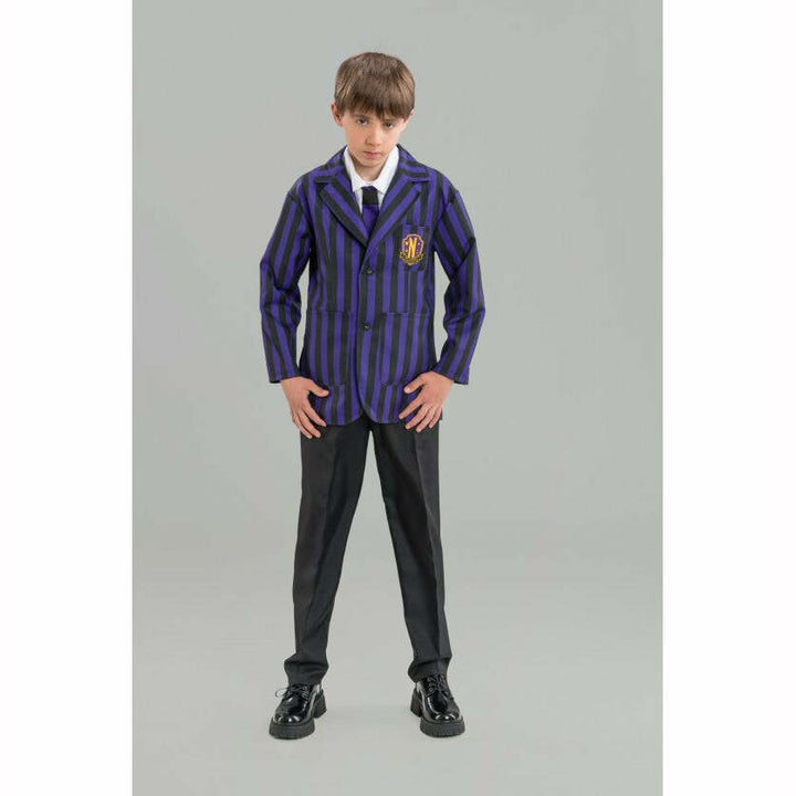 Déguisement enfant / adolescent uniforme de Nevermore noir et violet licence officielle Mercredi™,Farfouil en fÃªte,Déguisements