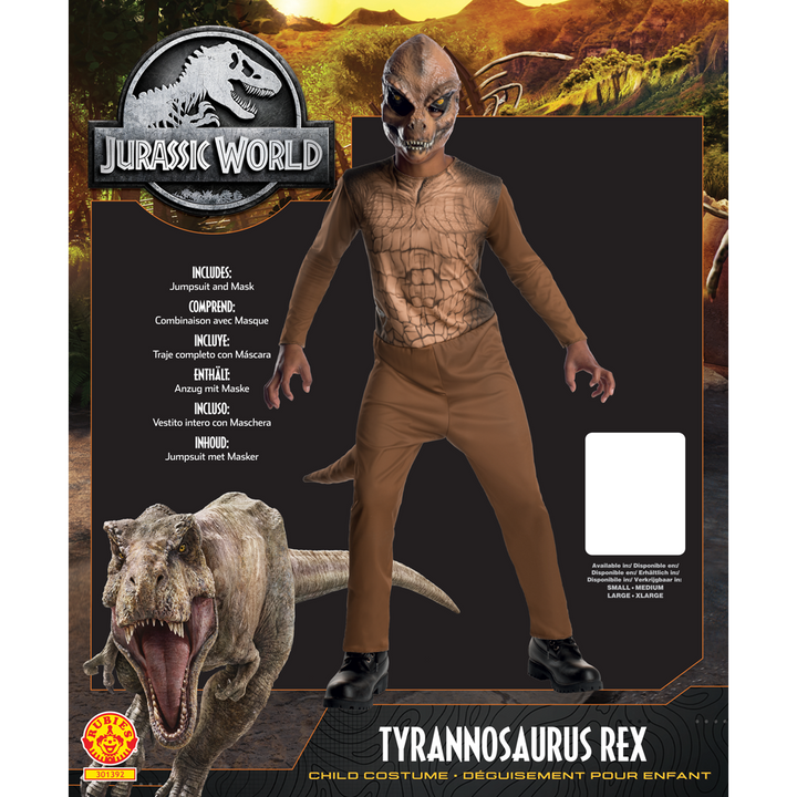Déguisement enfant classique dinosaure T-Rex Jurassic World™,Farfouil en fÃªte,Déguisements