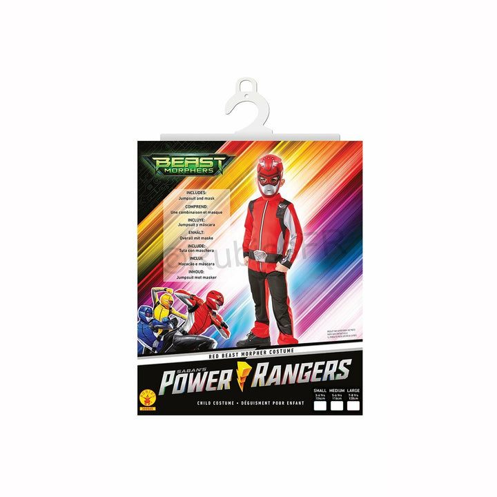 Déguisement enfant classique Power Ranger rouge Beast Morphers™,Farfouil en fÃªte,Déguisements