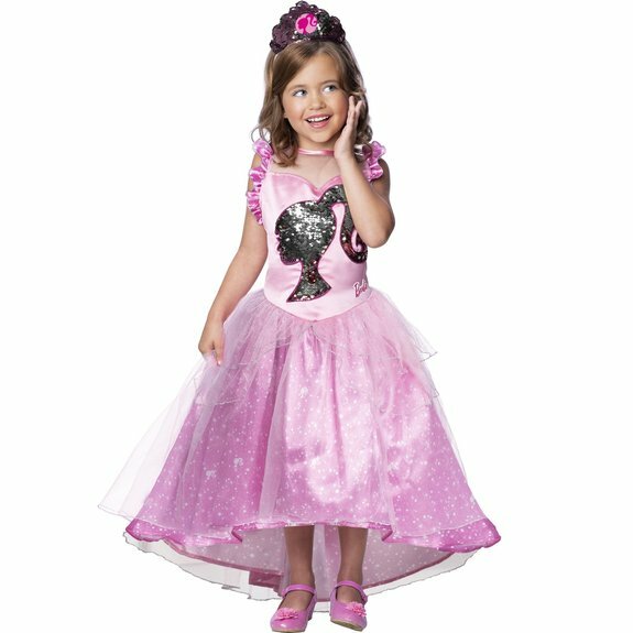 Déguisement enfant luxe Barbie™ princesse paillettes,Farfouil en fÃªte,Déguisements