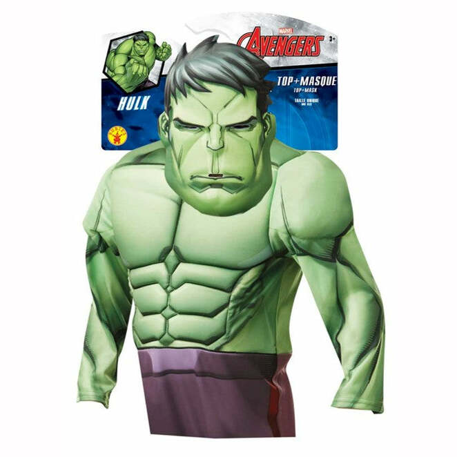 Déguisement enfant luxe Hulk™ Série Animée sur cintre carton,Farfouil en fÃªte,Déguisements