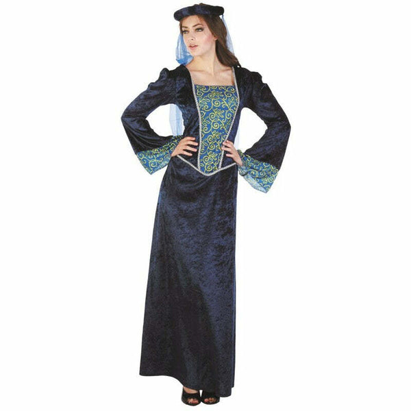 Déguisement femme princesse médiévale bleue,Farfouil en fÃªte,Déguisements