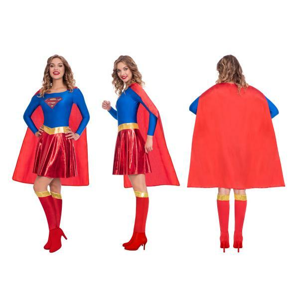 Déguisement femme Supergirl™ classique,S,Farfouil en fÃªte,Déguisements