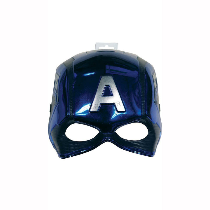 Demi-masque en plastique Captain America™,Farfouil en fÃªte,Masques