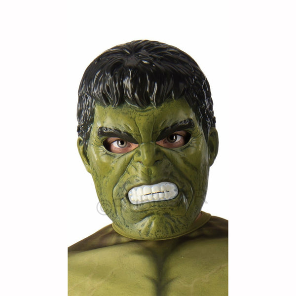 Demi-masque en plastique Hulk™,Farfouil en fÃªte,Masques