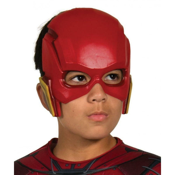 Demi-masque enfant en plastique The Flash™ Justice League™,Farfouil en fÃªte,Masques