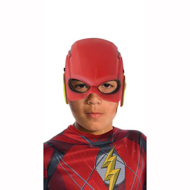 Demi-masque enfant en plastique The Flash™ Justice League™,Farfouil en fÃªte,Masques